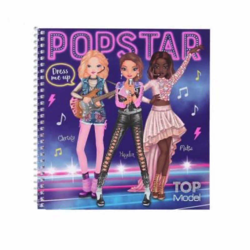 Top Model Dress Me Up Popstar Album autocollants