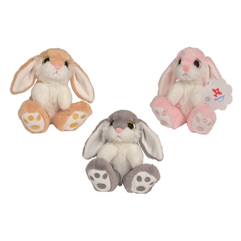 Peluche Lapin assis 17 cm