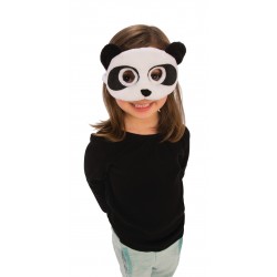 Masque en peluche panda