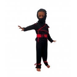 Déguisement ninja S - 3/4 ans