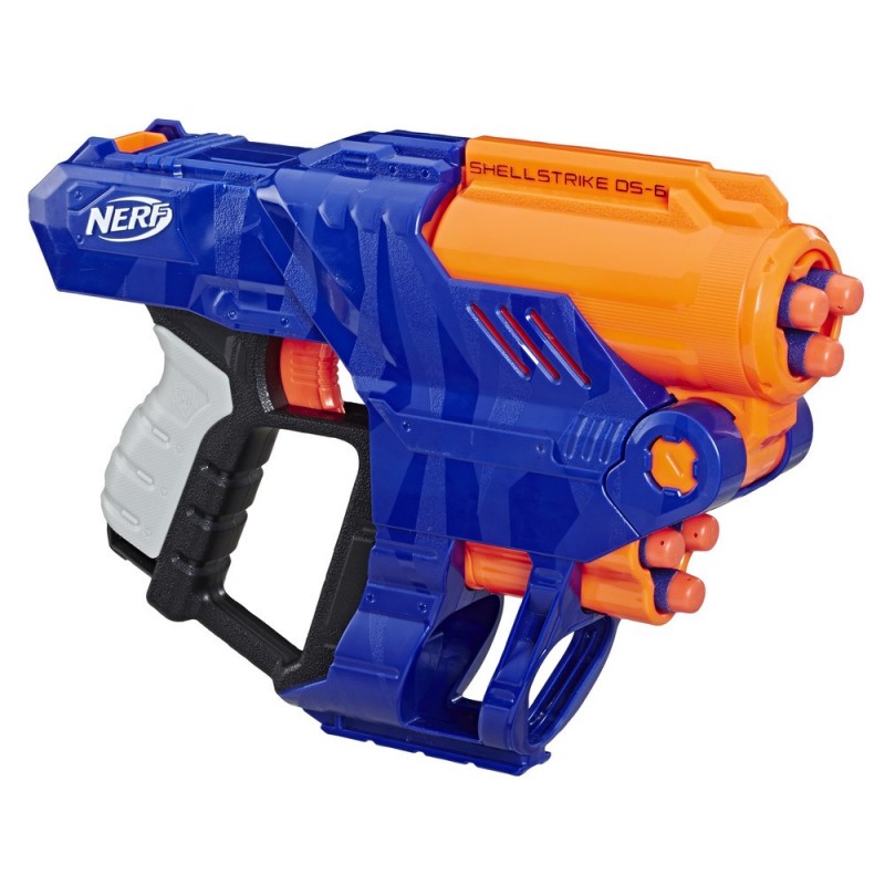 Blaster Nerf Elite Shellstrike DS-6