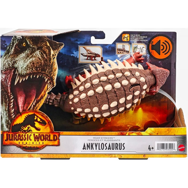 Figurine Dinosaure Ankylosaurus sonore