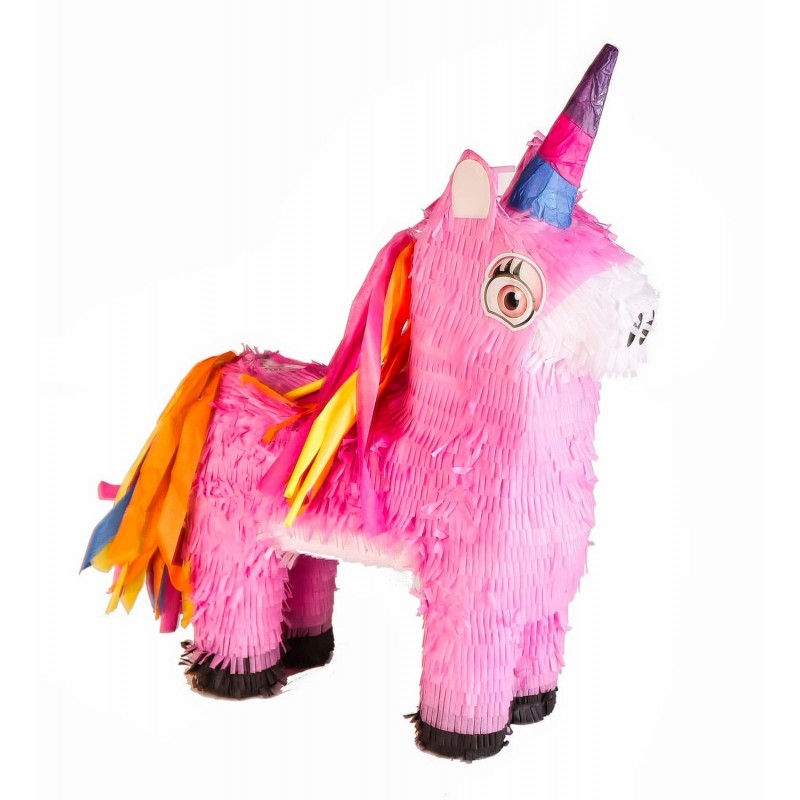 Pinata à casser Licorne en papier