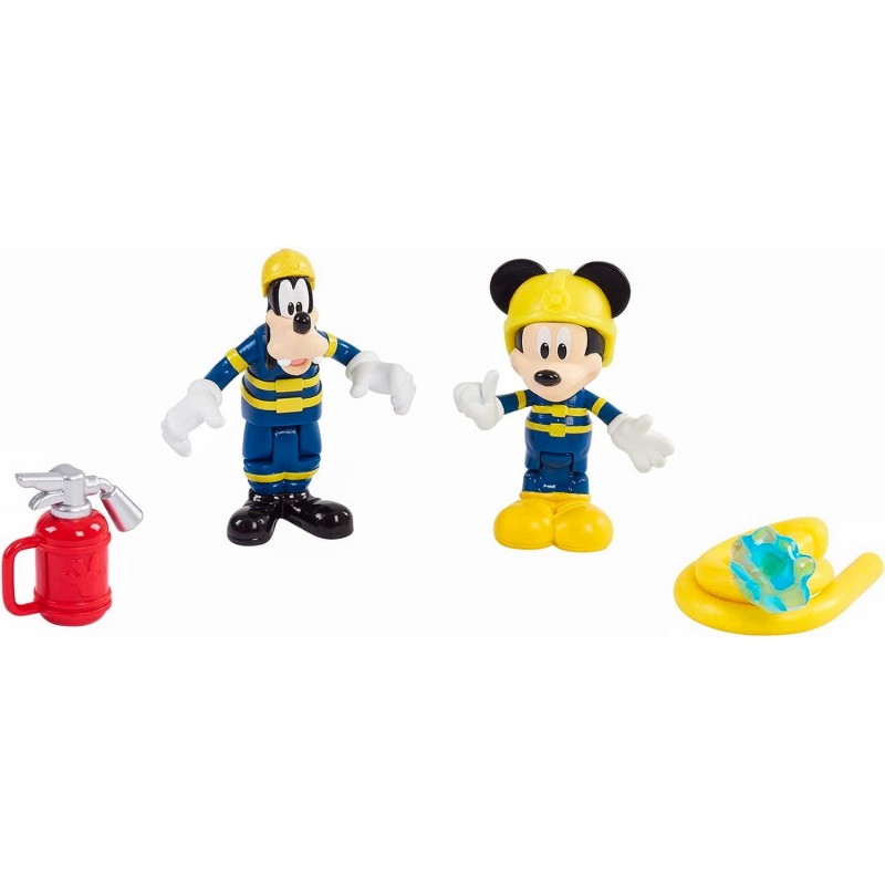 Mickey – Blister 2 Figurines Articulées 7,5 Cm Avec Accessoires