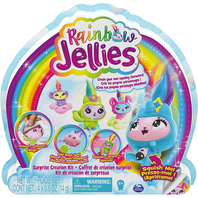 Pack De 4 Rainbow Jellies