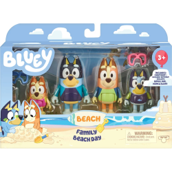 La famille à la plage - Bluey