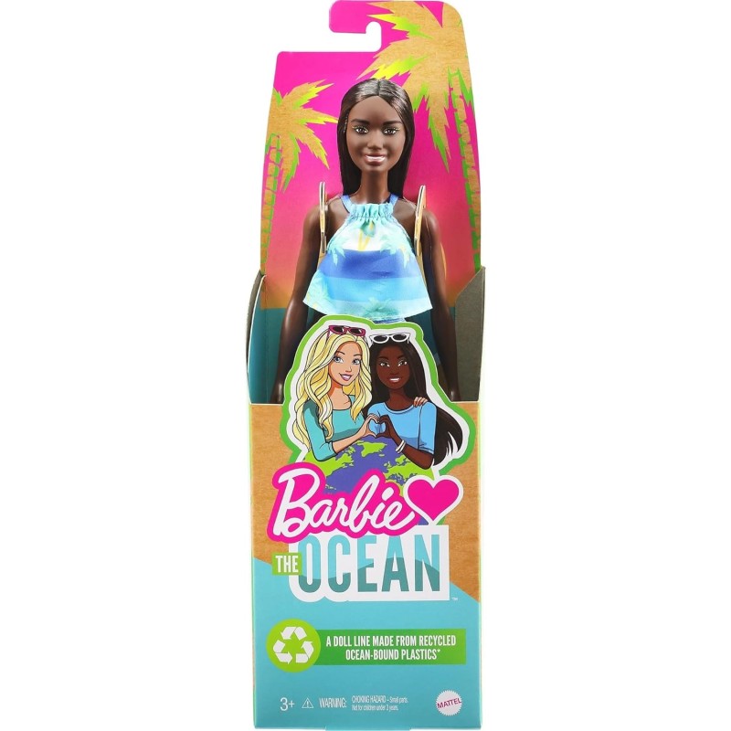 Barbie Aime Les Océans poupée Brune