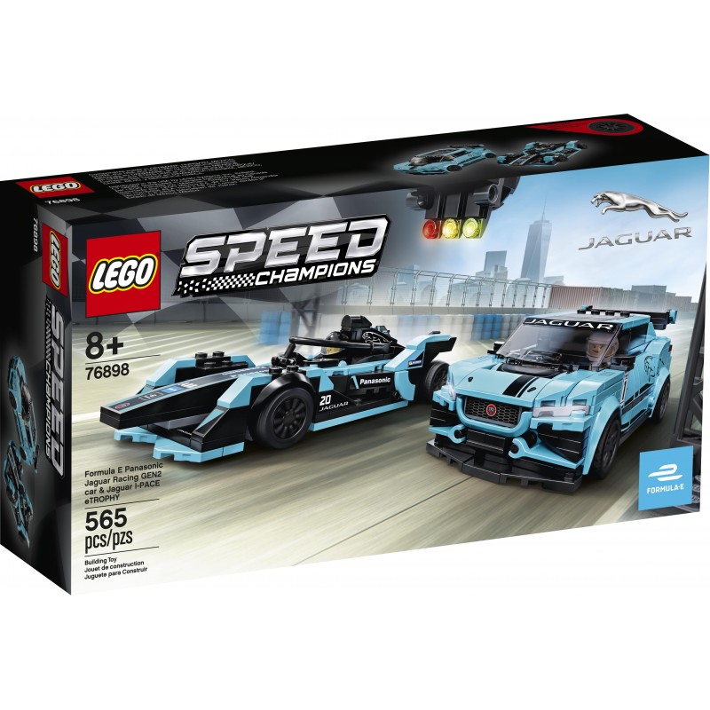 Lego Speed 76898 : Formula E Panasonic Jaguar Racing & Jaguar I-PACE