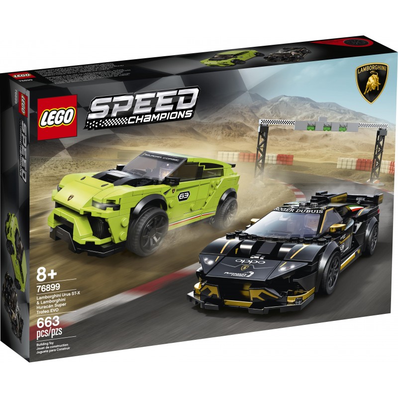 Lego Speed 76899 : Lamborghini Urus & Lamborghini Huracán