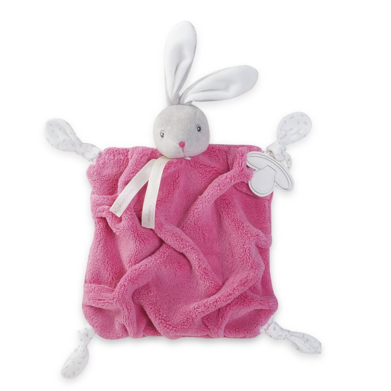 Plume - Doudou Lapinou Framboise 20 cm