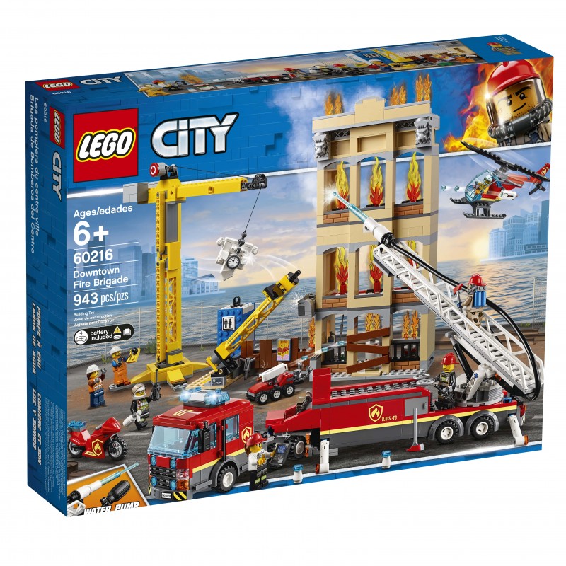 Lego City 60216 : Les pompiers du centre-ville