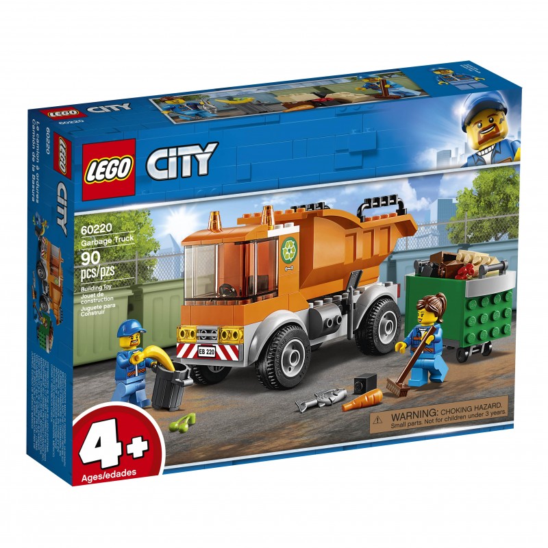 Lego City 60220 : le camion de poubelle