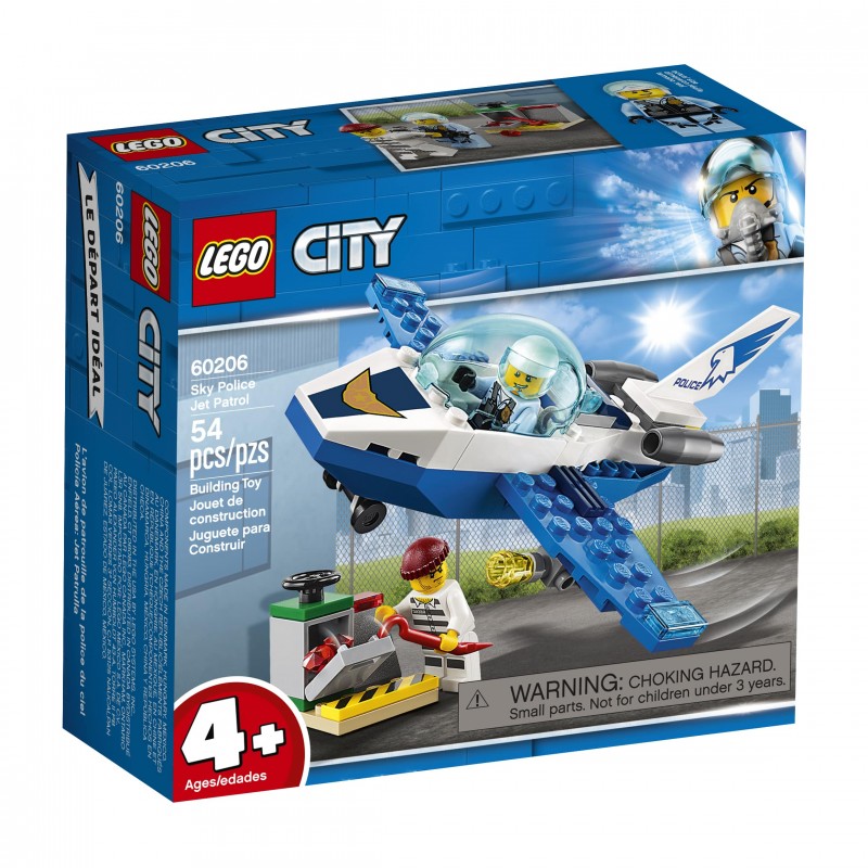 Lego City 60206 : Le jet de patrouille de la police