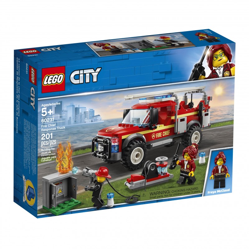 Lego City 60231 : le camion du chef des pompiers