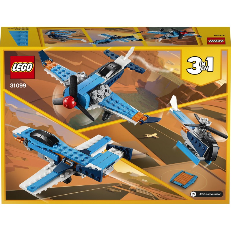 Lego Creator 31099 : l'avion à hélice