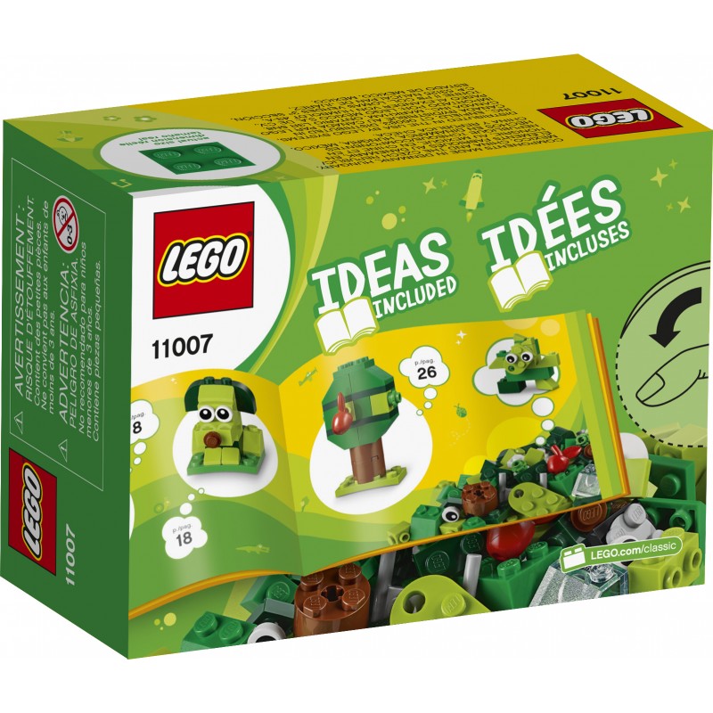 Lego Classic 11007 : Briques créatives vertes