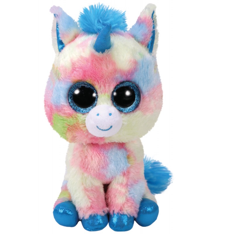 Beanie Boo'S - Peluche Blitz la Licorne 15 cm