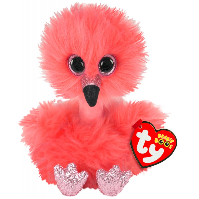 Beanie Boo's - Peluche Franny le flamant rose 15 cm