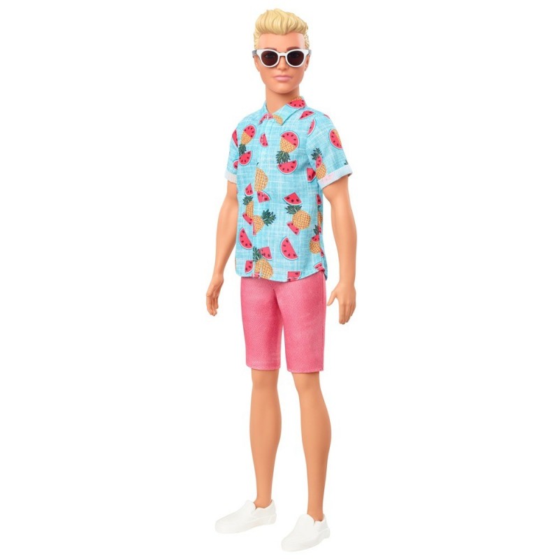 Barbie - Poupée Ken Fashionistas Chemise Fruits