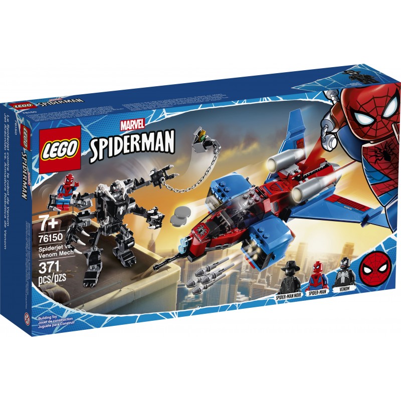 Lego Marvel 76150 : Le Spider-jet contre le robot de Venom