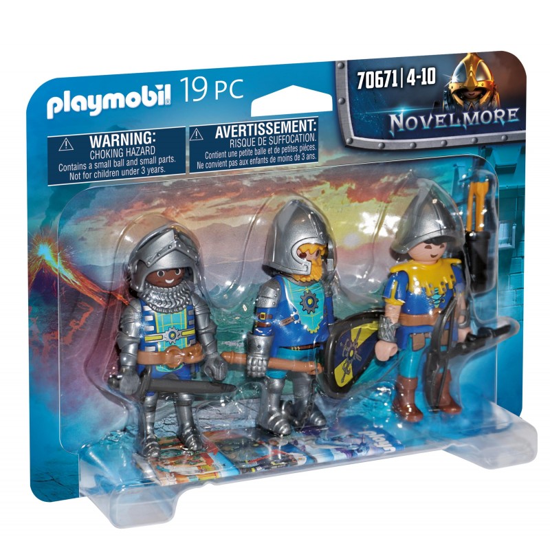 3 Chevaliers Novelmore - Playmobil 70671