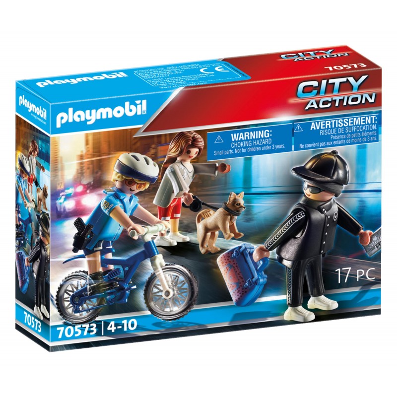 Policière et voleur - Playmobil 70573