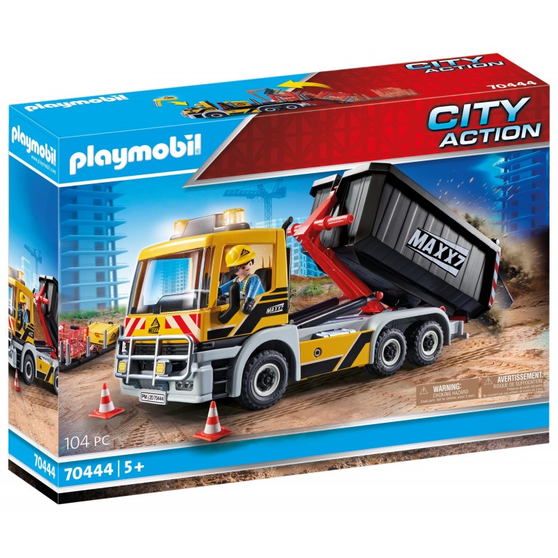 Camion avec benne et plateforme - Playmobil 70444