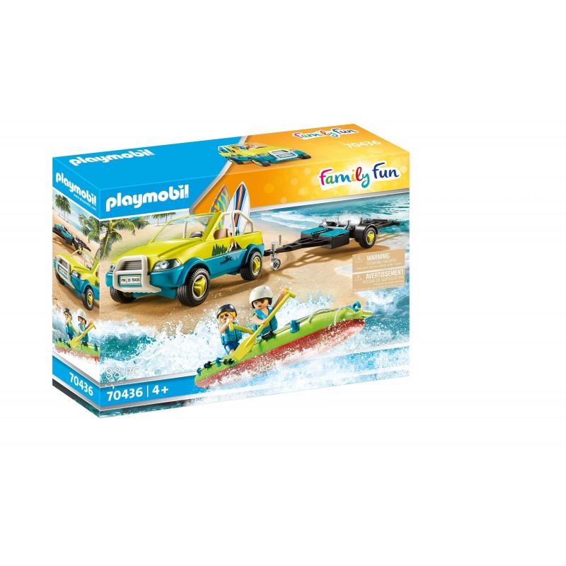 Voiture avec canoë - Playmobil 70436