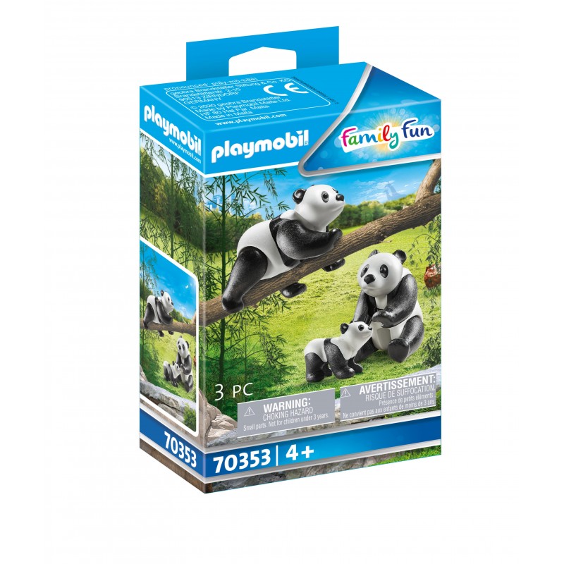 Couple de pandas avec bébé - Playmobil 70353