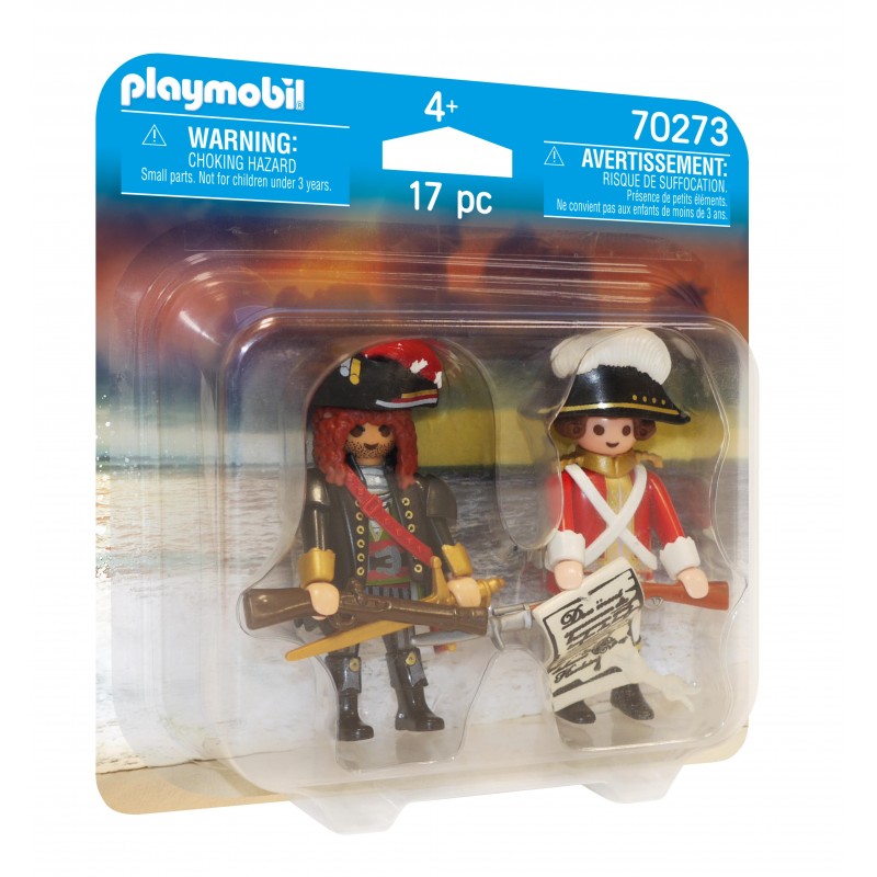 Capitaine pirate et soldat - Playmobil 70273