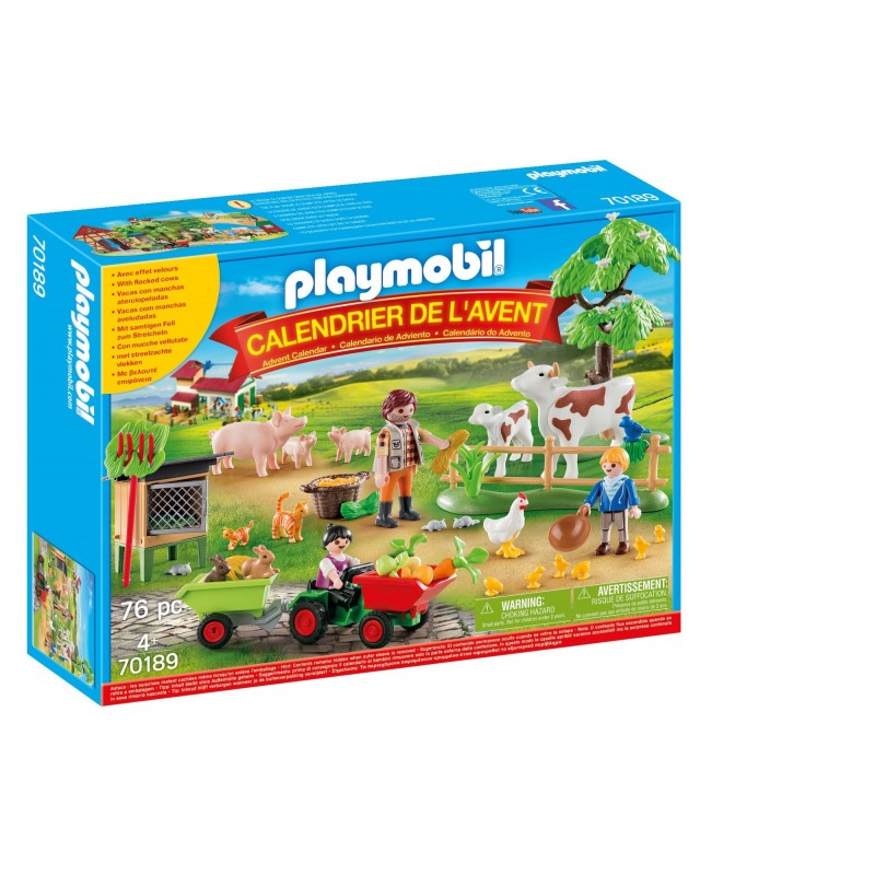 Calendrier Avent Animaux de la Ferme - Playmobil 70189