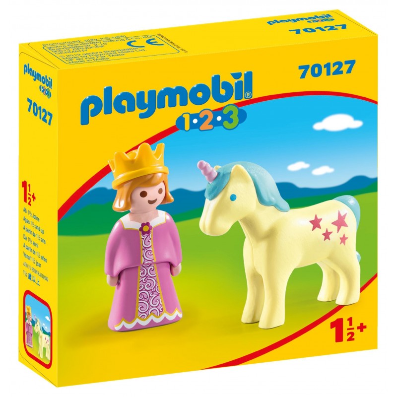 Princesse et licorne - Playmobil 1.2.3 70127