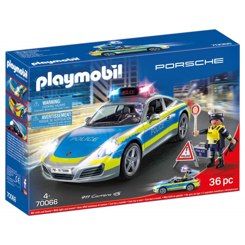 Porsche 911 Carrera 4S Police - Playmobil 70066