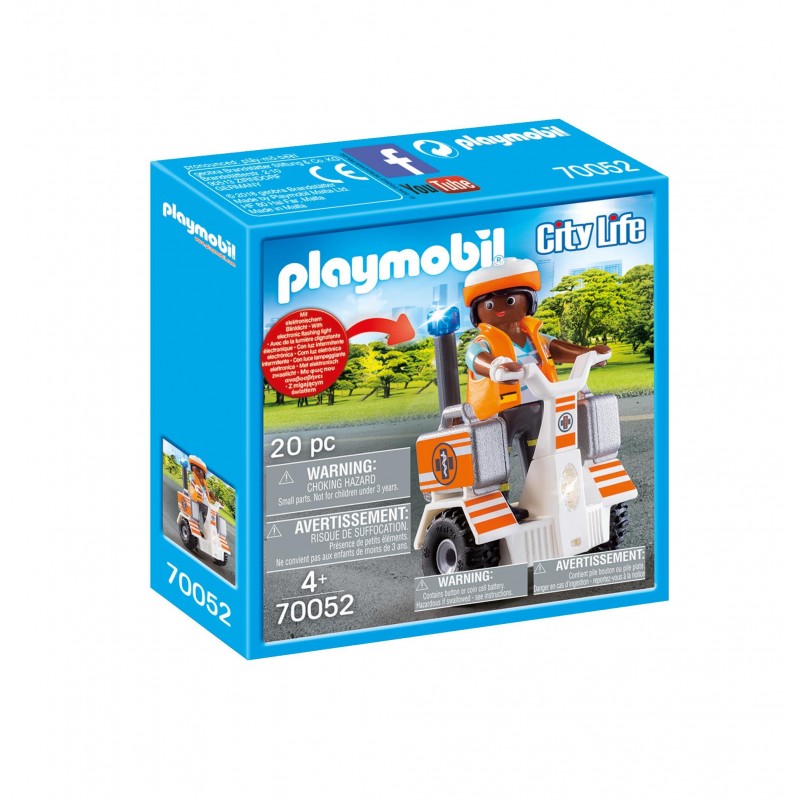 Secouriste et gyropode - Playmobil 70052