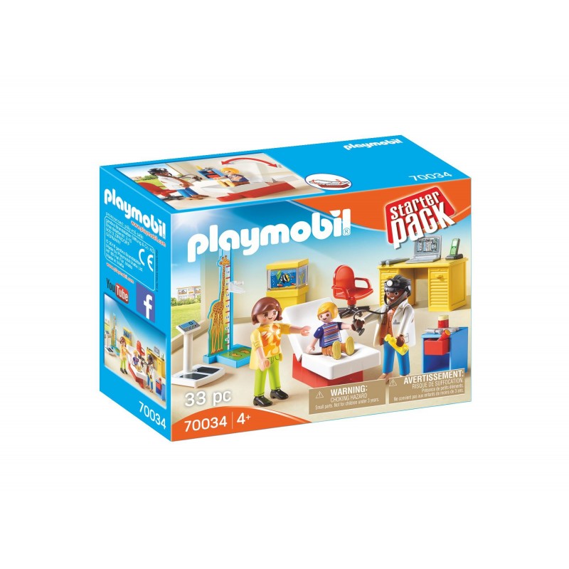 StarterPack Cabinet de pédiatre - Playmobil 70034