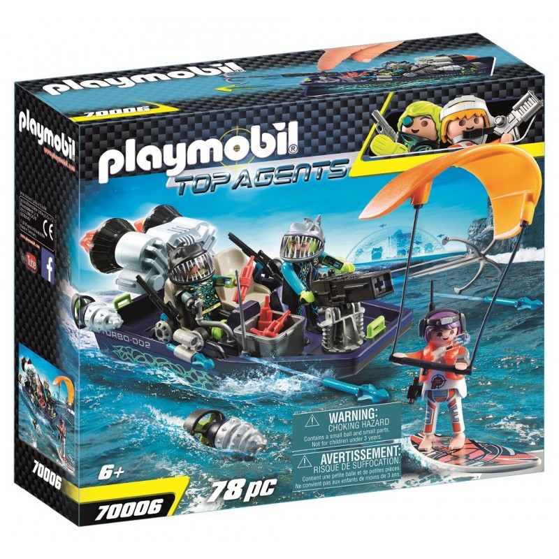 Bateau avec harpon S.H.A.R.K Team - Playmobil 70006