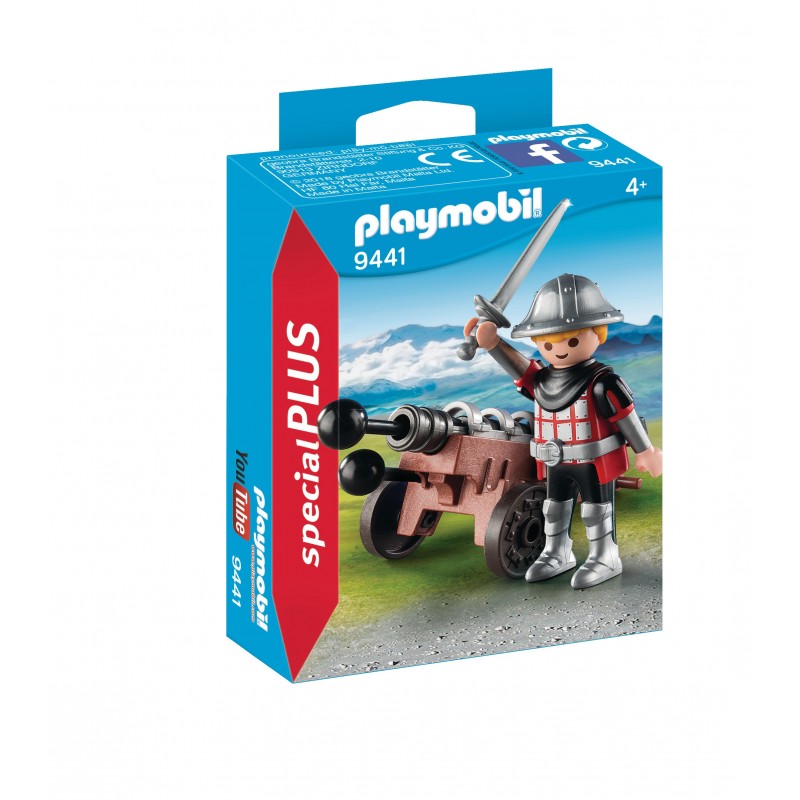 Chevalier avec canon - Playmobil 9441