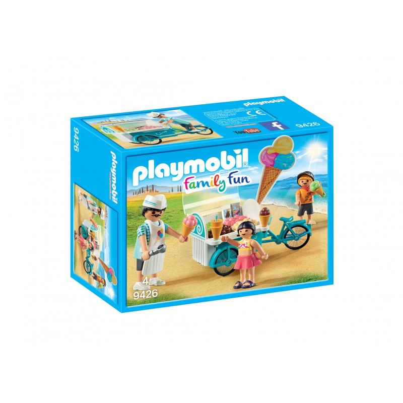 Marchand de glaces et triporteur - Playmobil 9426