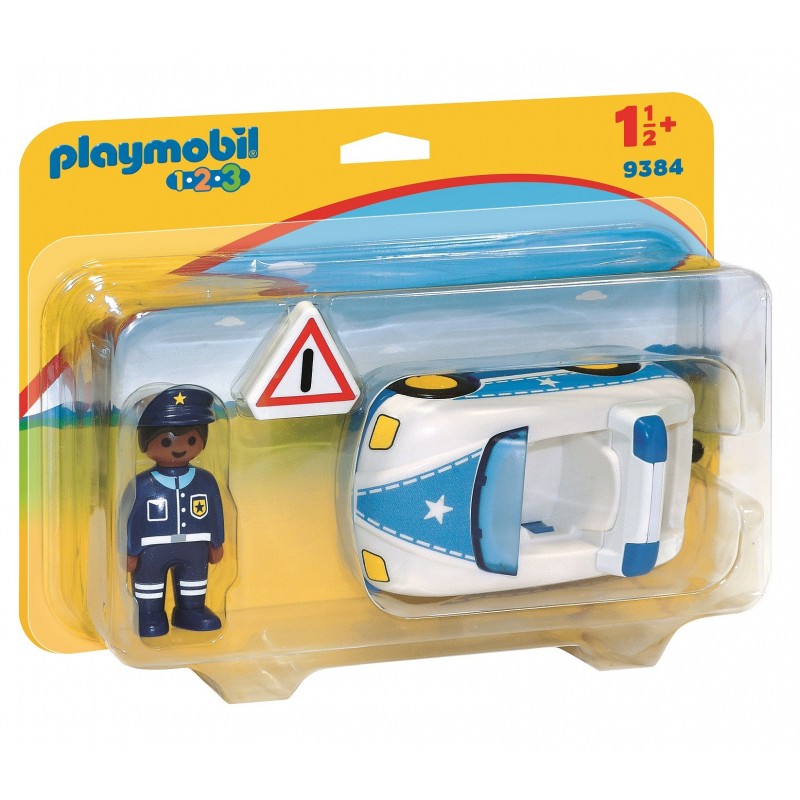 Voiture de police - Playmobil 1.2.3 9384