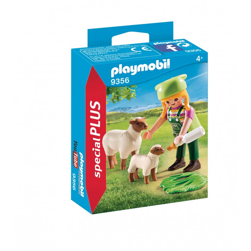 Fermière avec moutons - Playmobil 9356