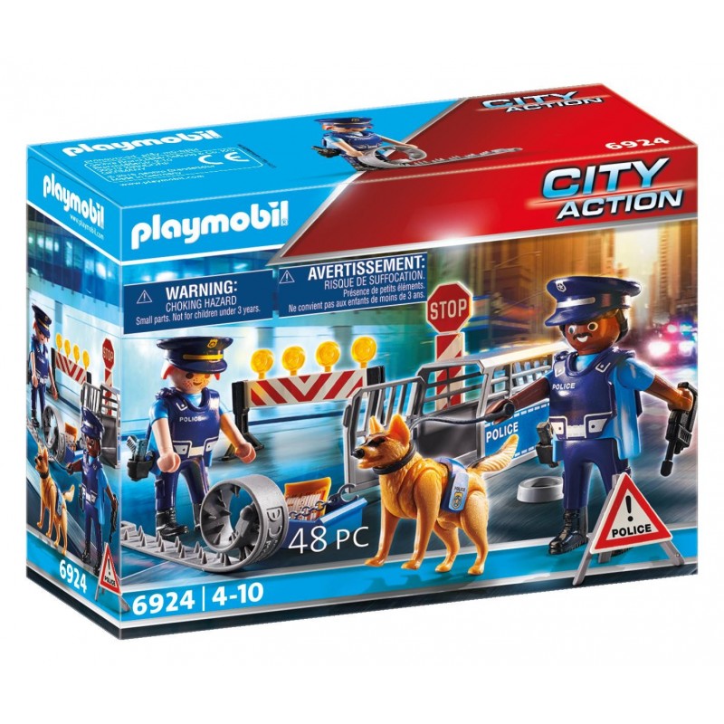 Barrage de police - Playmobil 6924