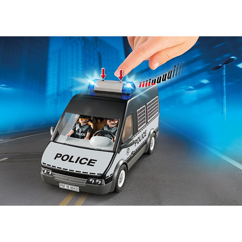 Fourgon de Police avec Sirène - Playmobil 6043