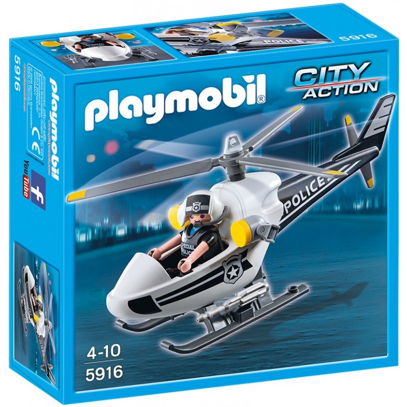 Hélicoptère de Police - Playmobil 5916