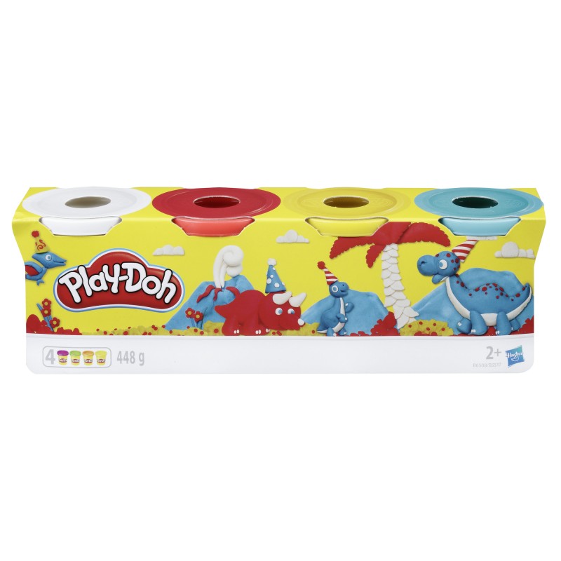 Play-Doh - 4 Pots Couleurs Classiques