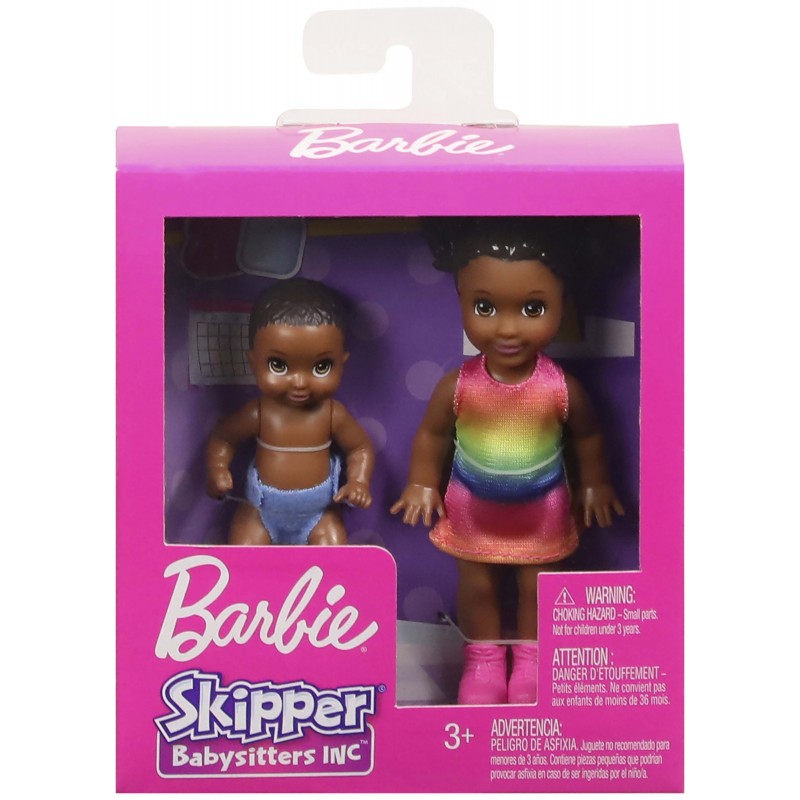 Barbie - Coffret frère et soeur bruns