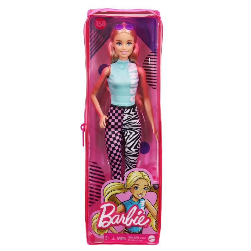 Barbie Fashionistas Legging damier et zèbre