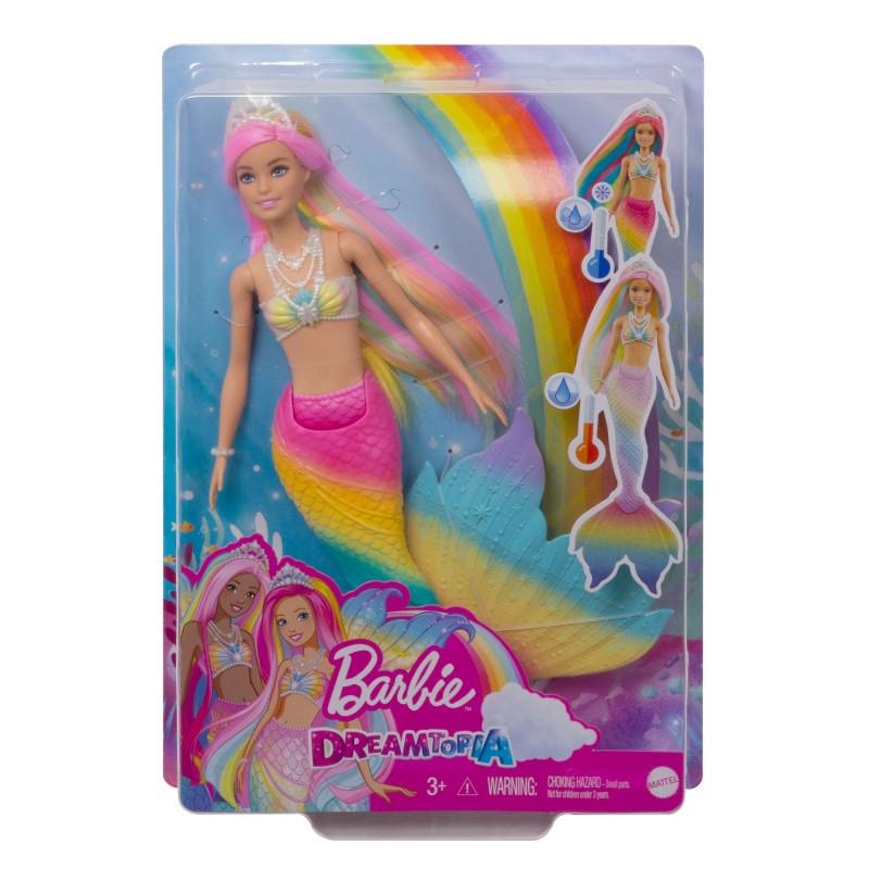 Barbie - Sirène Magique Arc en Ciel