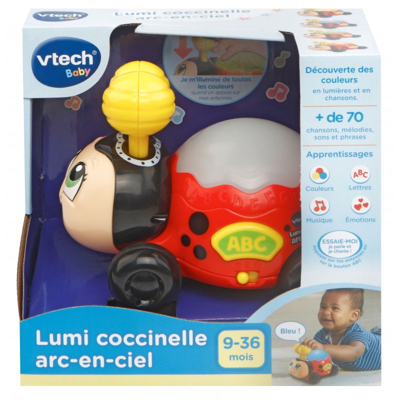 Lumi coccinelle arc-en-ciel