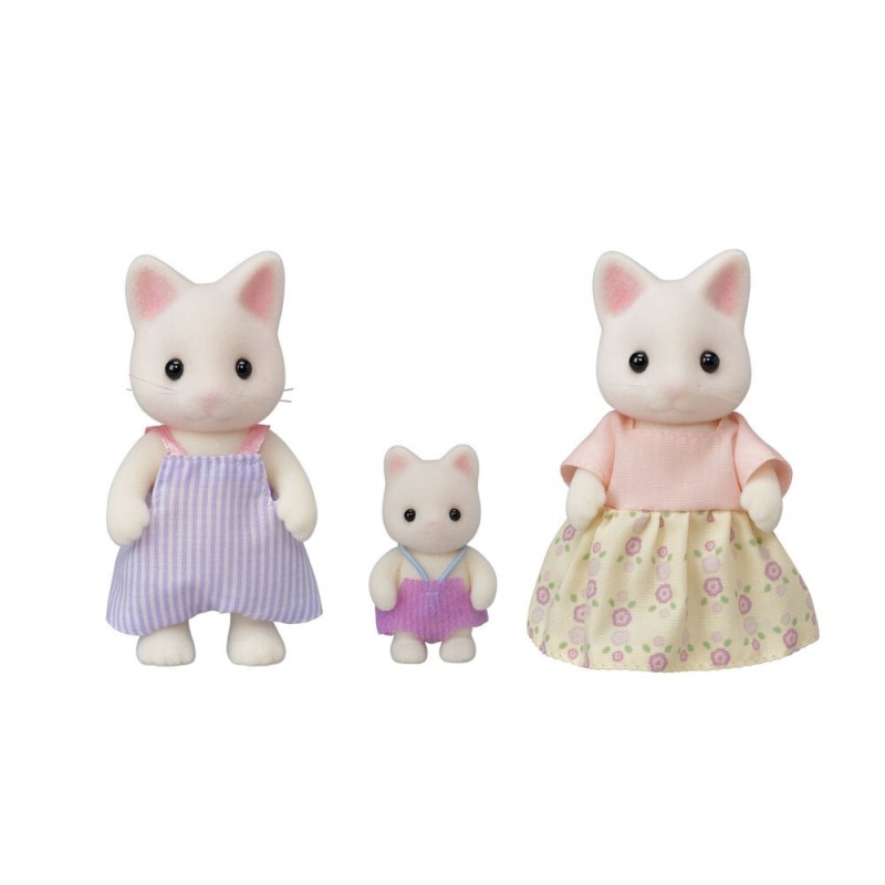 La Famille Chat Blanc - Sylvanian Families