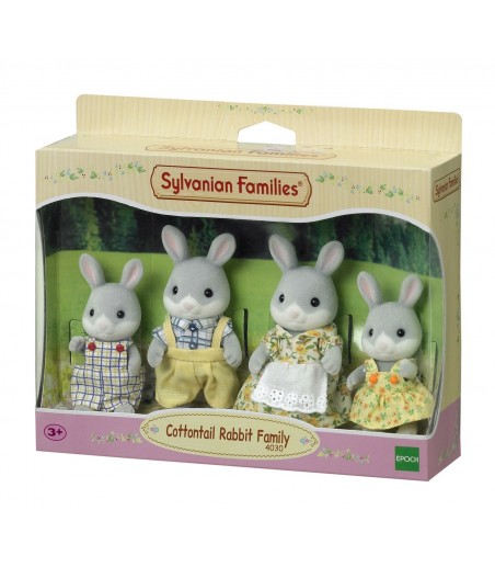 La famille lapin gris